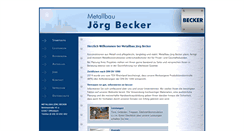 Desktop Screenshot of metallbau-joerg-becker.de